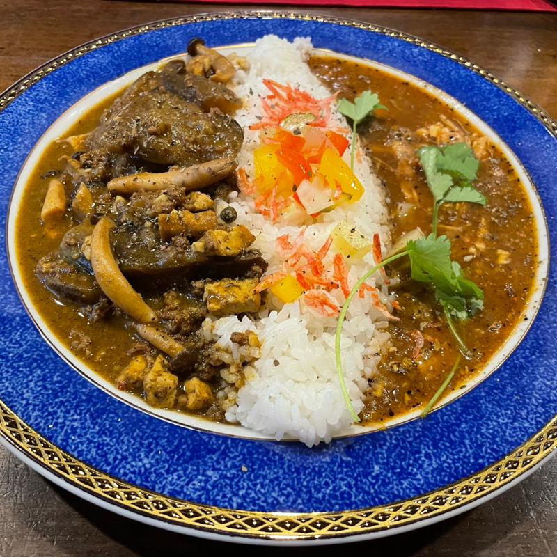 合いがけカレー(bar Luz)