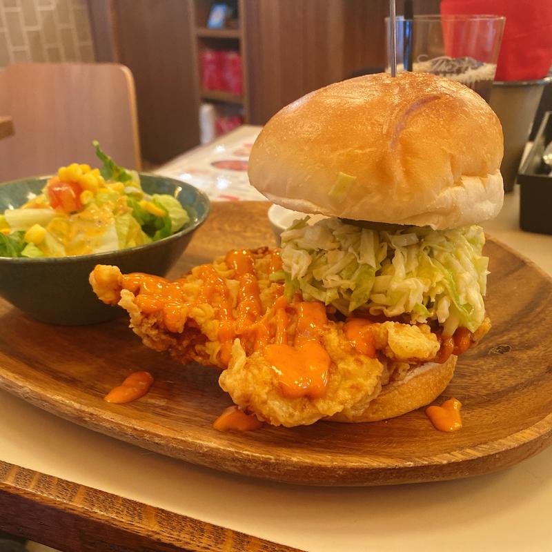 ハングリィシグニチャーバーガーセット(ハングリィジョーズTOKYO)