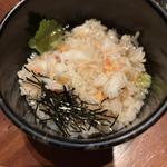蟹飯／極み出汁(円居 神楽坂別邸)