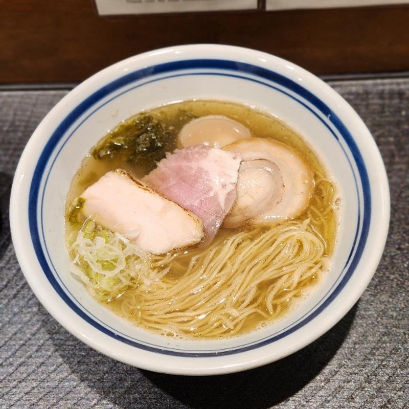 熟玉　塩そば(らーめん 久遠)
