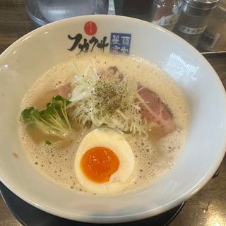 濃厚鶏泡白湯(フカクサ製麺食堂 伏見店)