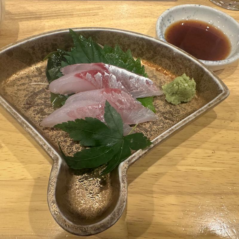 ホウボウの造り(立呑や しらいし)