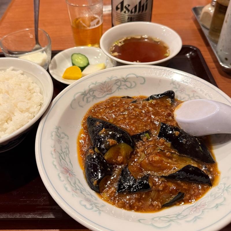 麻婆茄子定食(中華料理 代一元)