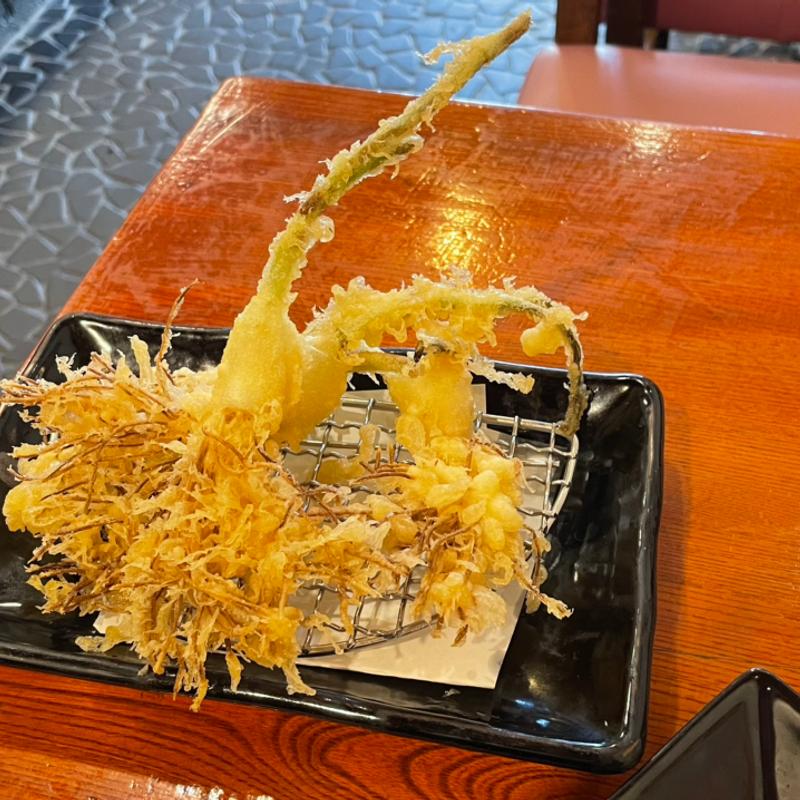 スプラウトニンニク天(福田屋)