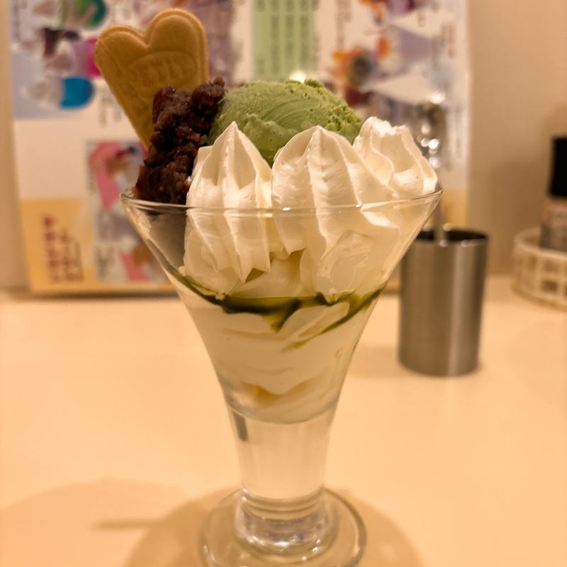 抹茶パフェ(ミニ)(オガワヤ 本店 )