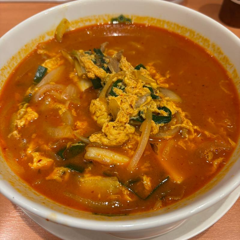 チゲ味噌ラーメン(日高屋 聖蹟桜ヶ丘東口店)