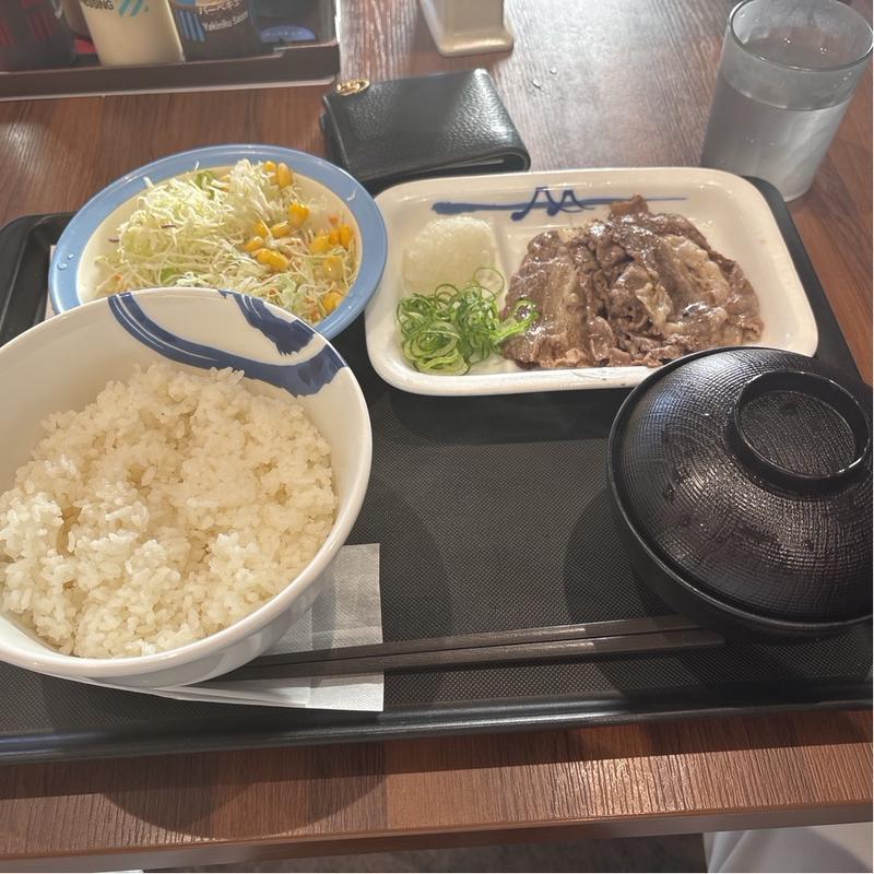 牛焼肉定食(松屋 足立江北 )