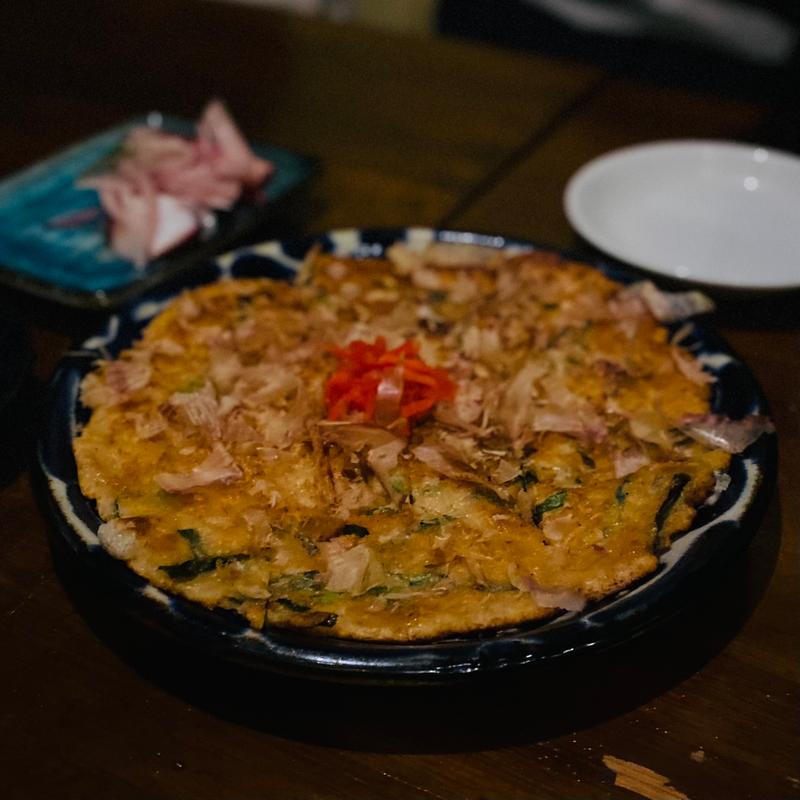 明太子もちチーズヒラヤーチ(南国酒場 アヤパニ)