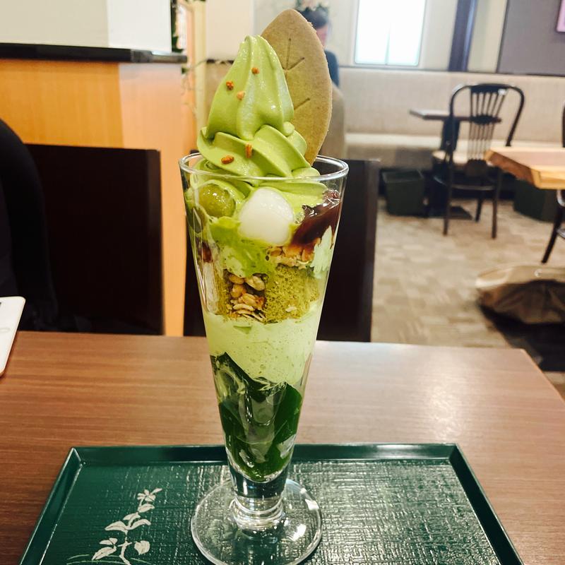 抹茶喫茶去パフェ(宇治園 「喫茶去」 阪急三番街店)