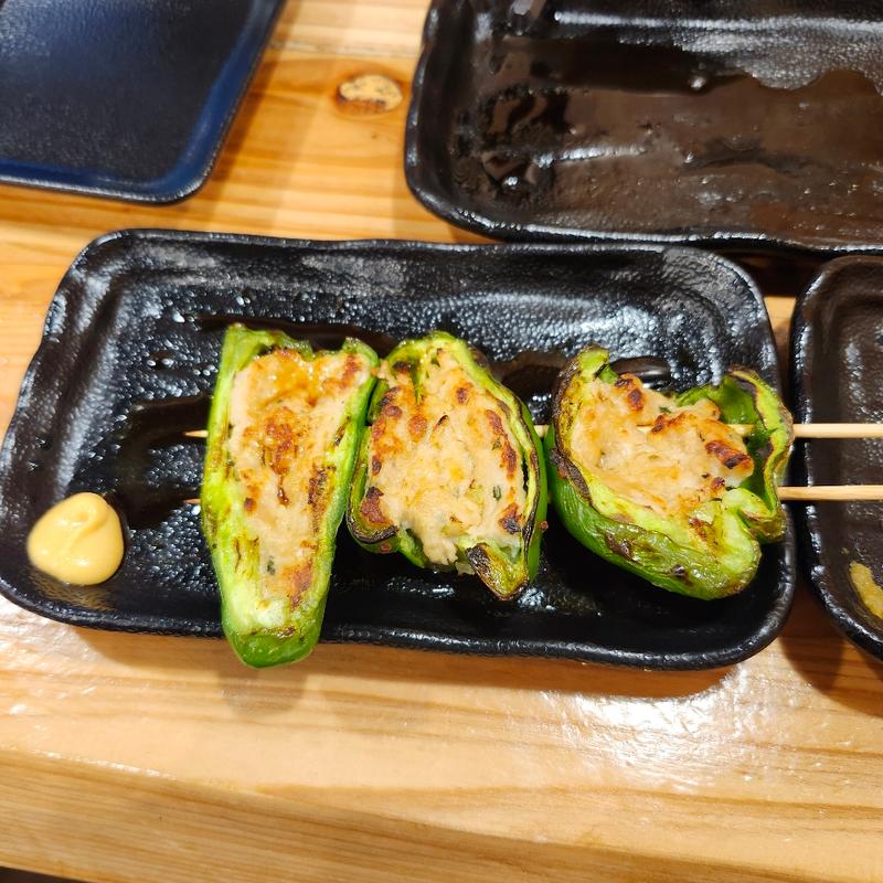 ピーマン肉詰めポン酢味(鳥貴族 県庁前国際通り店)