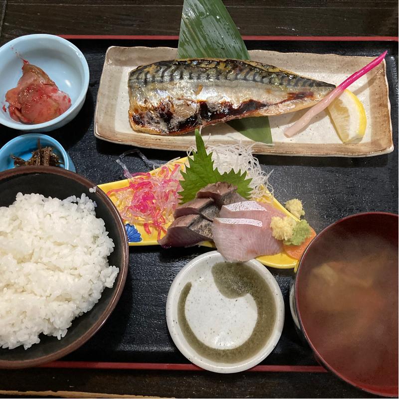 トロサバ大洗漁師焼き定食(大洗海鮮市場／海鮮どんぶり亭

)