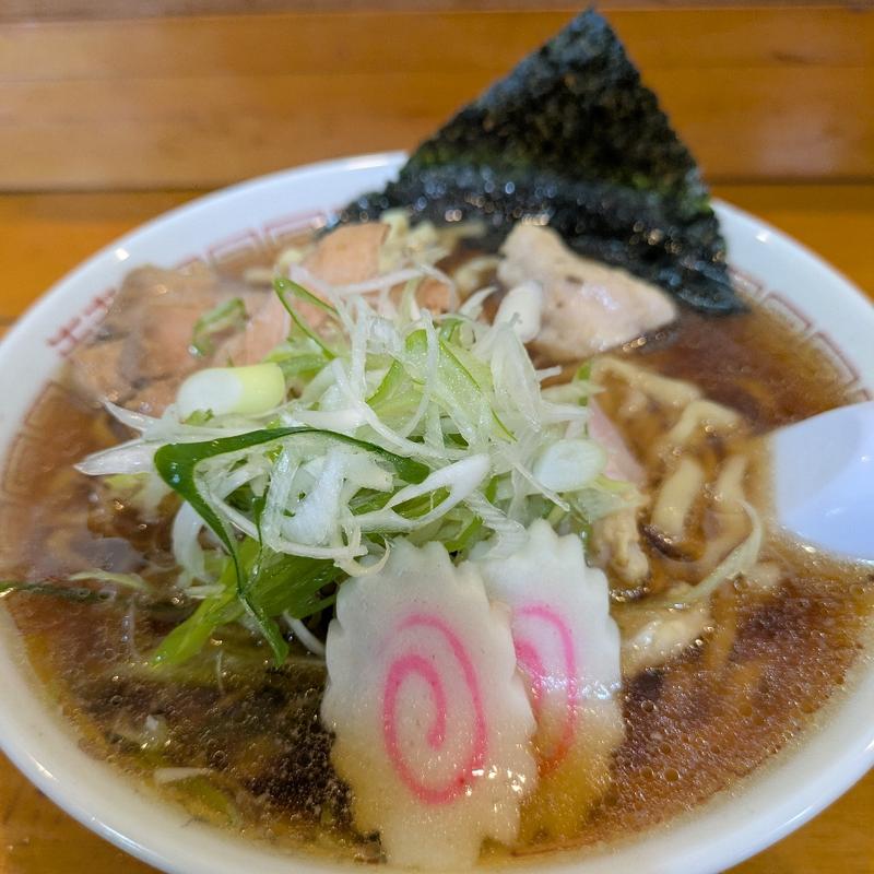 肉屋の醤油ラーメン（肉増し）(齋藤家の燻製肉ご飯(麺処 樹))