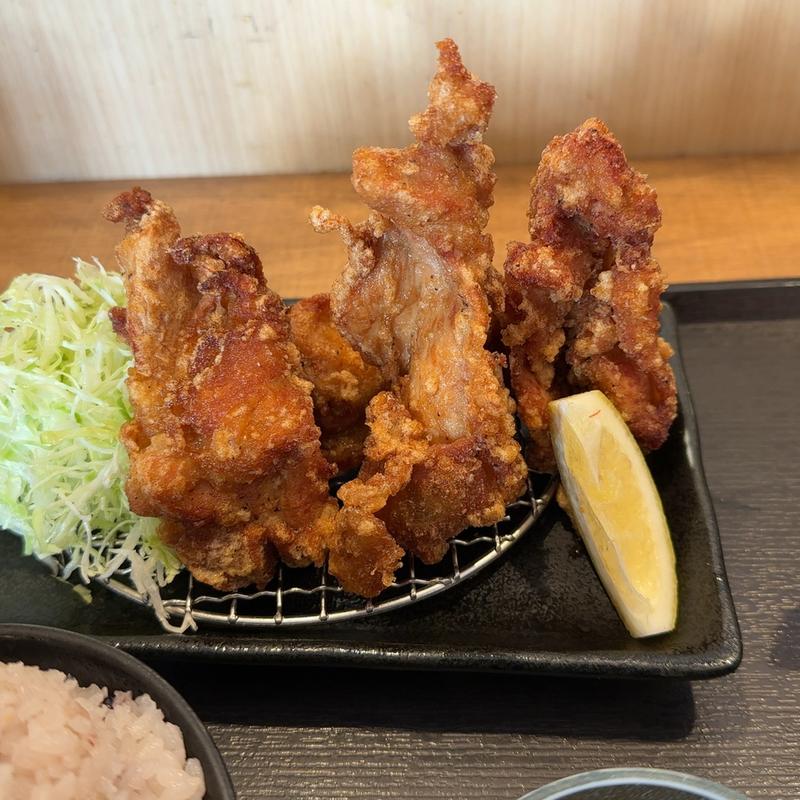 からあげ定食(まるみ食堂 )