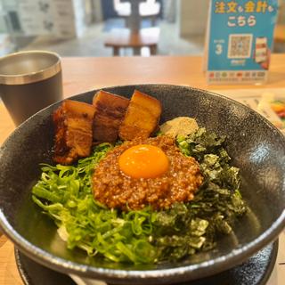 東坡肉台湾まぜそば(台湾まぜそば専門店 京都麺工房 脳天喜。京都市上京区十四軒町店)