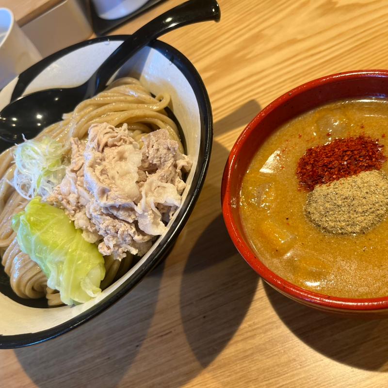 博多もつつけ麺赤(特盛)(つけ麺 新道（しんどう）)