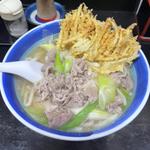 豚肉うどん+ごぼう天(四国屋)