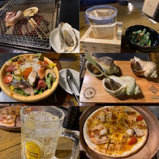 海鮮いろいろ(炉ばた煉瓦)