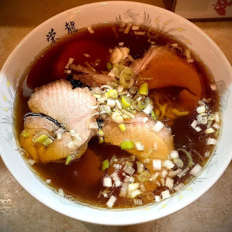 チャーシューメン(中華料理 栄龍)