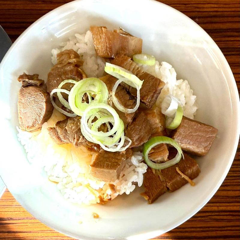 ミニチャーシューご飯(秋刀鮪だし 宣久)