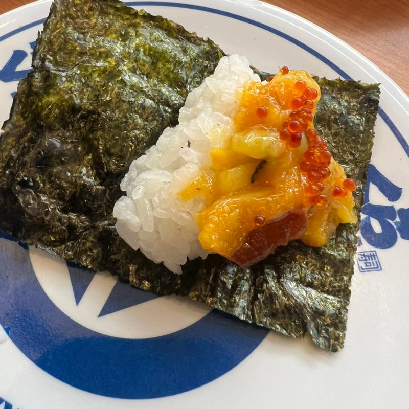 海鮮うに手巻き（一貫）(くら寿司 三木店)