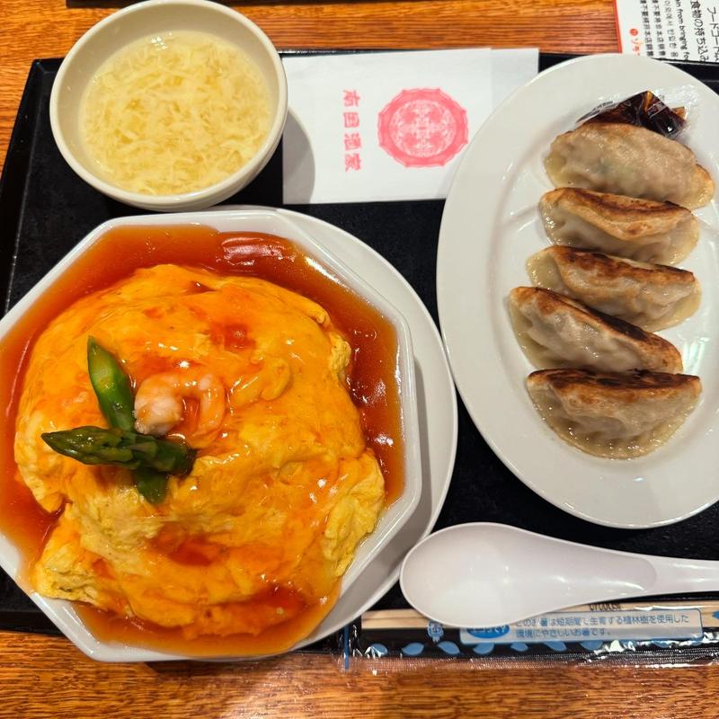 チーズふわとろ天津飯(南国酒家 原宿麺飯房 東京ソラマチ店)