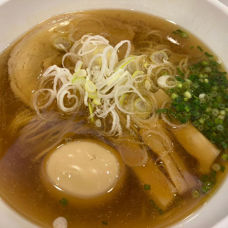 煮玉子藍らぁ麺(らぁ麺morizumi)