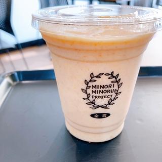 季節のミルクスムージー（柿）(みのりカフェ元気市広島店)