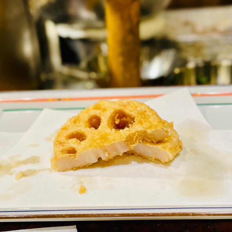 桂コース　蓮根(天ぷら船橋屋 新宿本店)