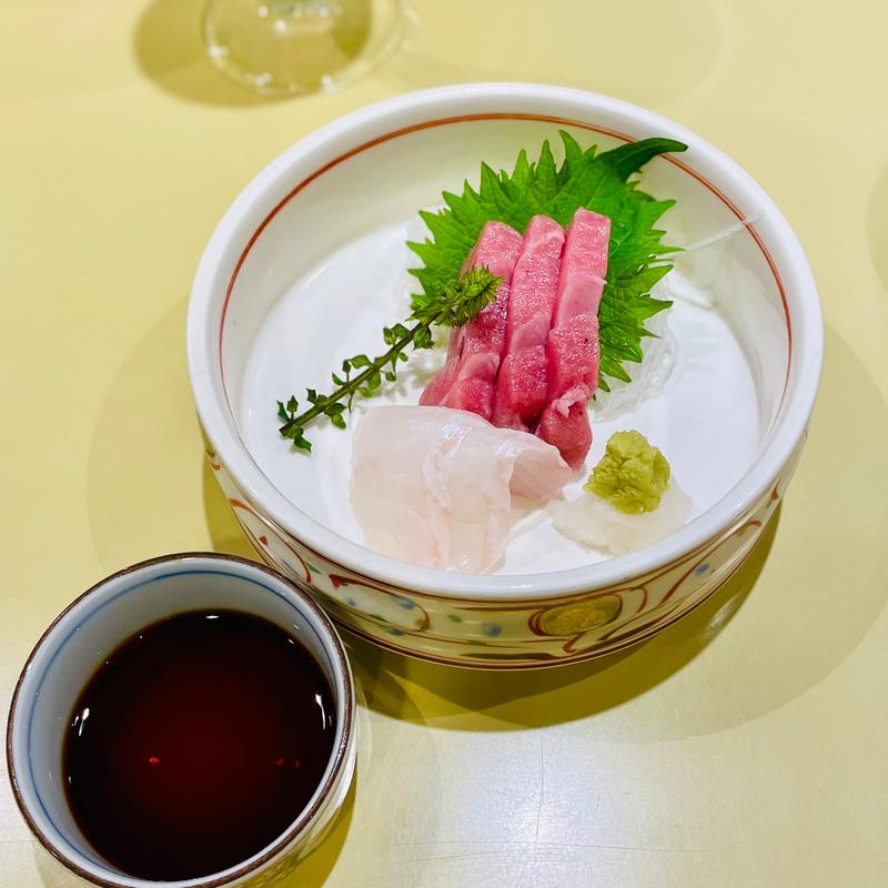 桂コース　刺身(天ぷら船橋屋 新宿本店)