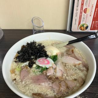 背脂チャーシューめん（煮卵トッピング）(らあめん天山 長岡店 )