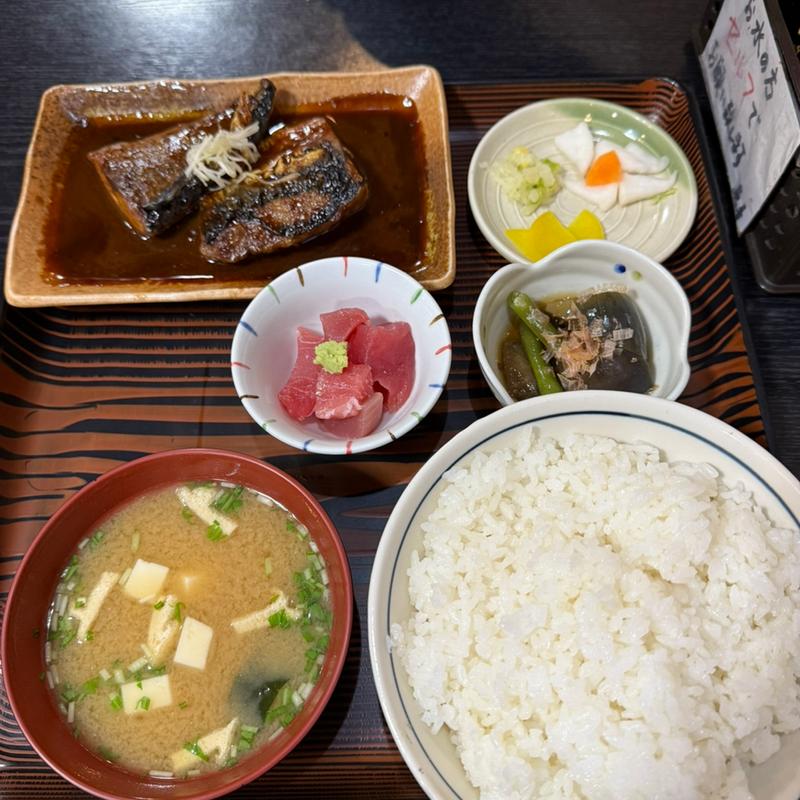 さばみそ煮定食(魚善)
