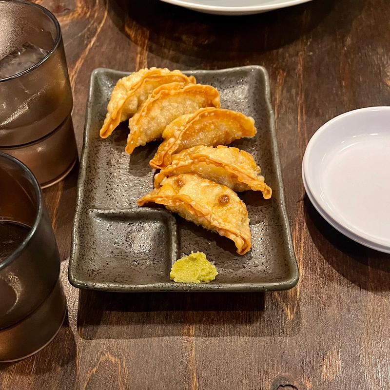 揚げ餃子5個(麺屋極み 金ちゃん)