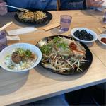 汁無し台湾らーめん+餃子セット(餃子4個、ミニライス)