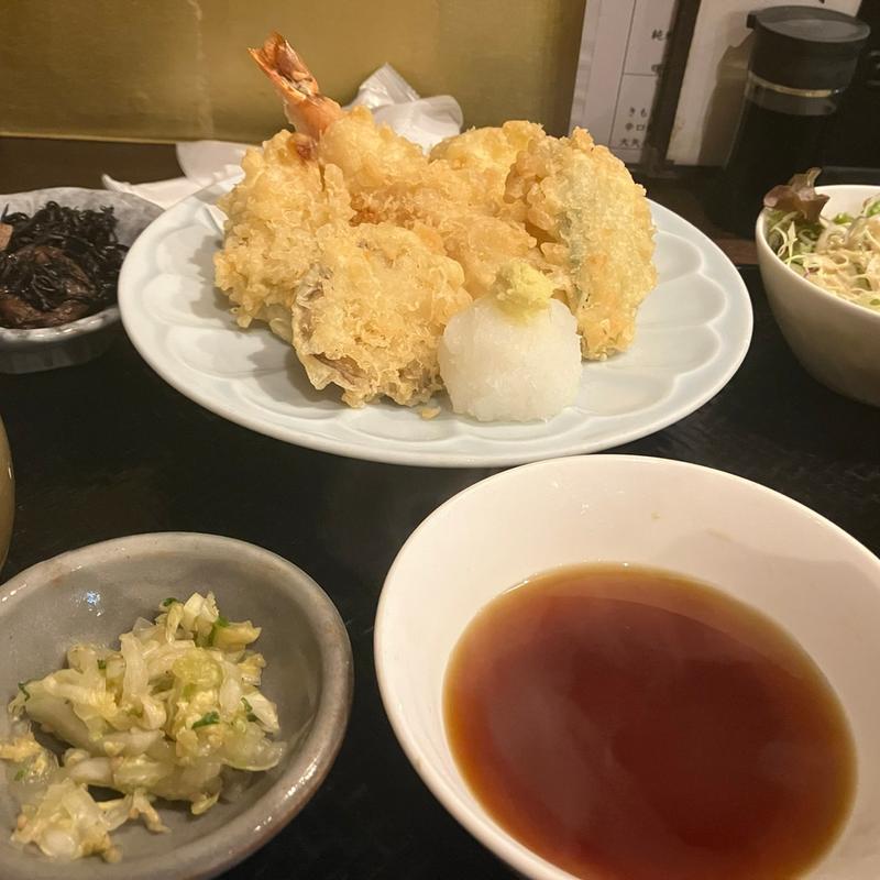 ランチ天ぷら定食(和食 誠 壱番館)