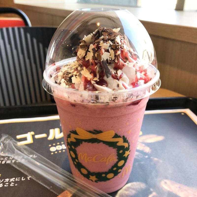 ダブルチョコストロベリーフラッペ(マクドナルド 三郷三丁目店)