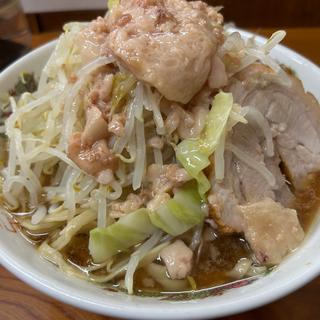 小ラーメンニンニクヤサイアブラ(ラーメン二郎 亀戸店 （らーめんじろう）)