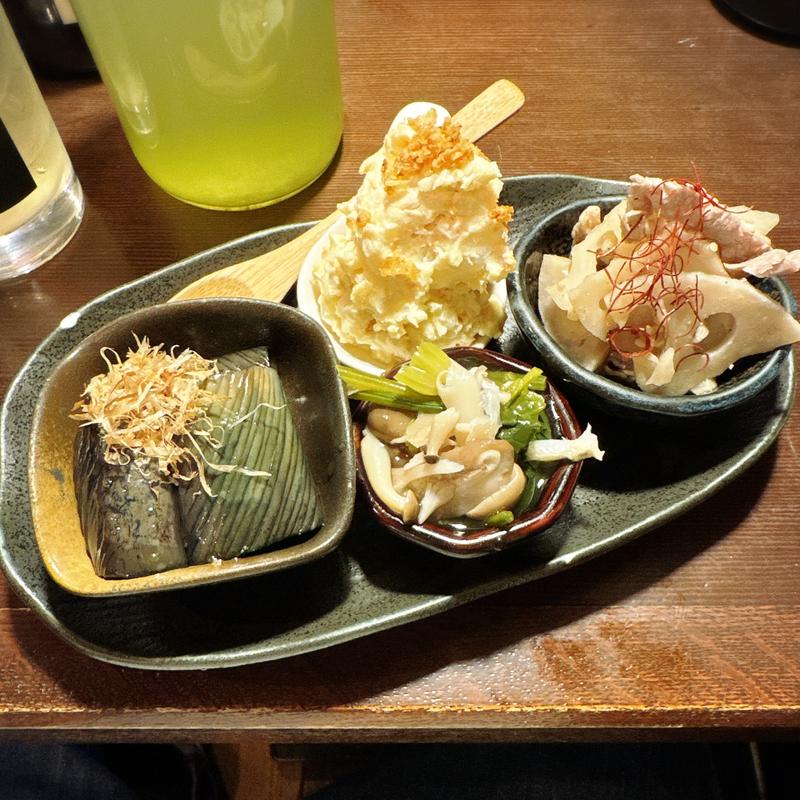 得な選べるおばんざい3種盛(大衆酒場 チャン栓チャン)