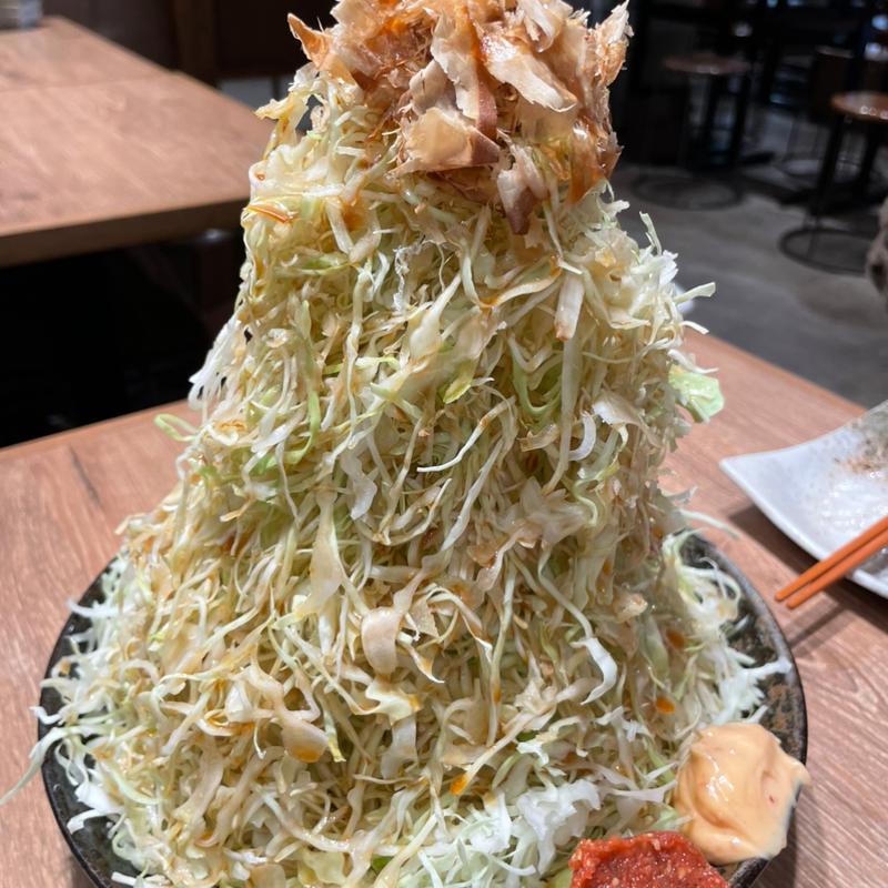 山盛りキャベツ（お特盛）(肉汁餃子のダンダダン 千種店)
