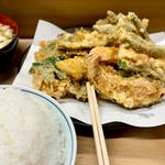 天ぷら定食（汁付）
