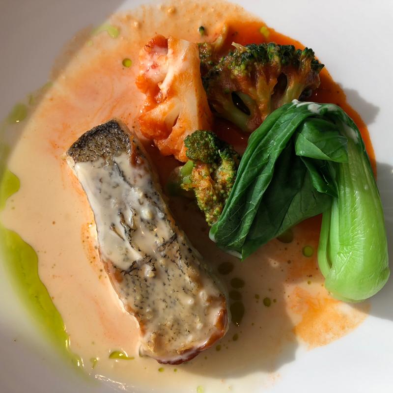 鱈のクリームソース(本日の魚料理)(The Blue Room)