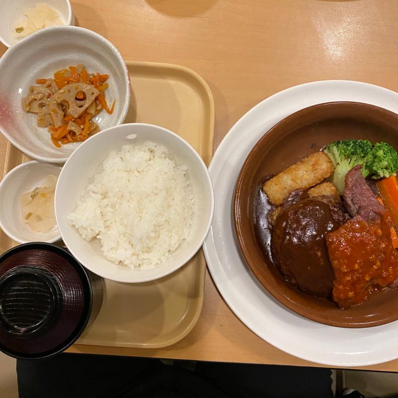 ハンバーグ(ガスト 松原南店 )