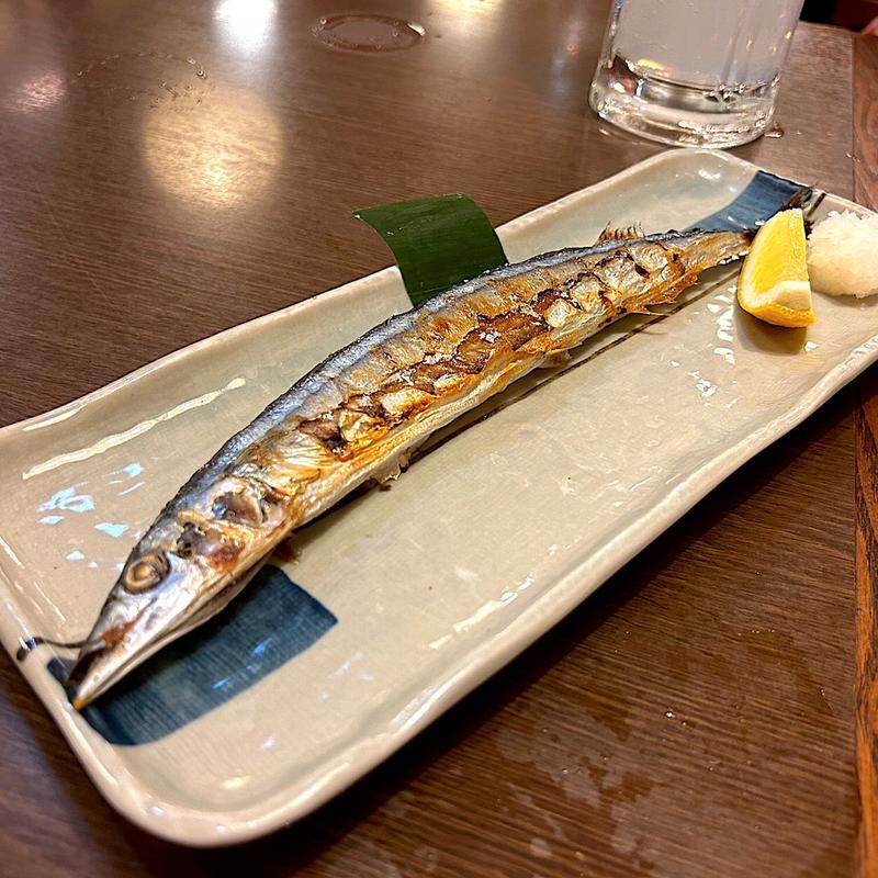 生さんま塩焼(安兵衛 本店 （やすべえ）)