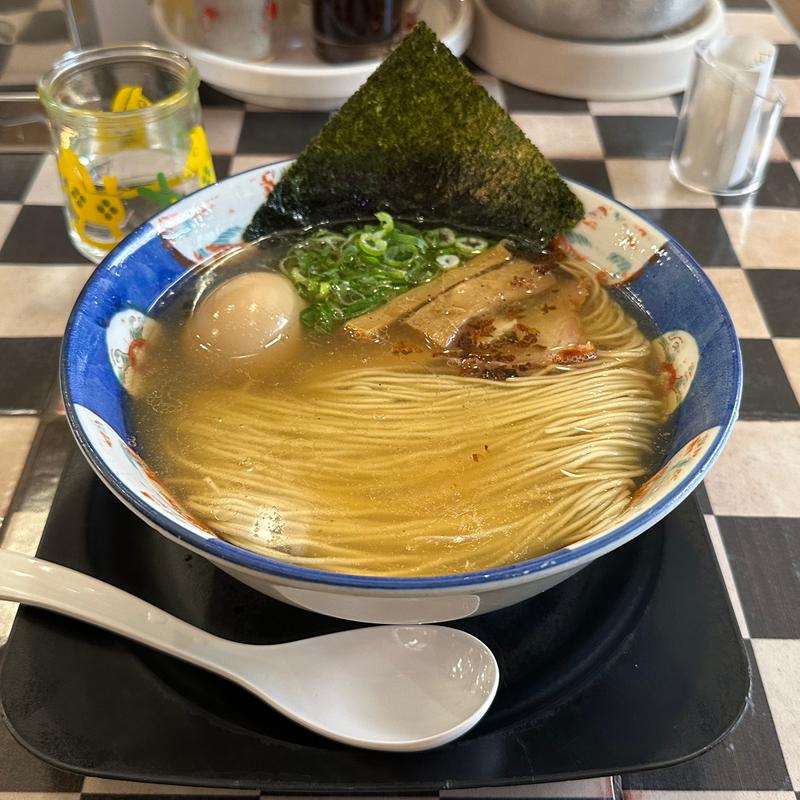 味玉しおそば(麺や食堂 厚木本店)