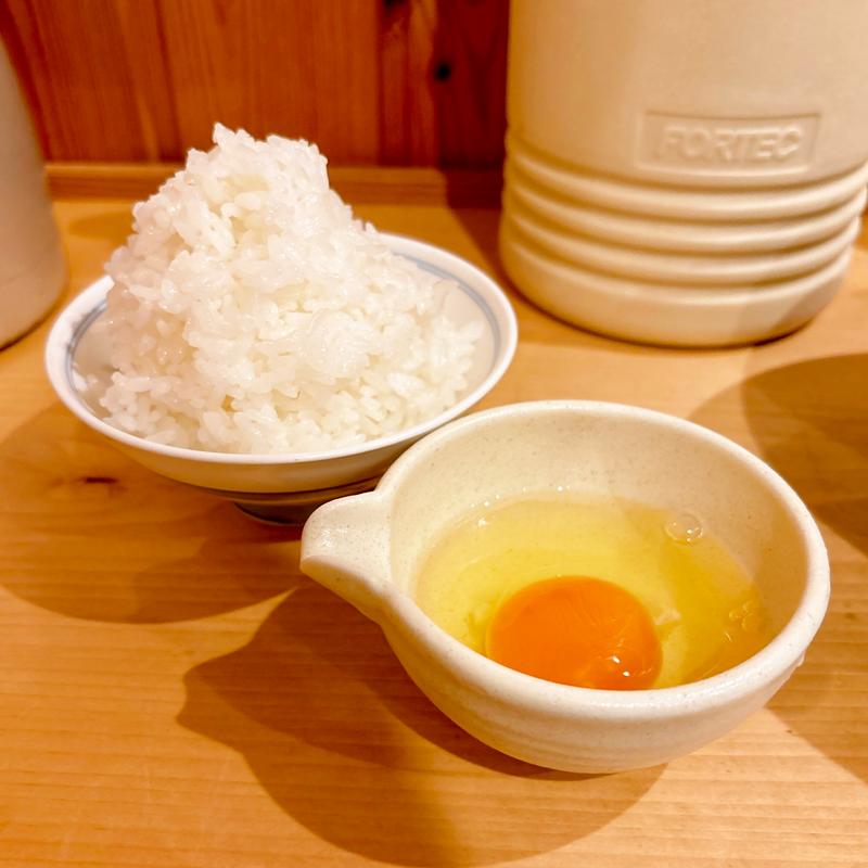 卵かけご飯(ラーメンとうかんや)
