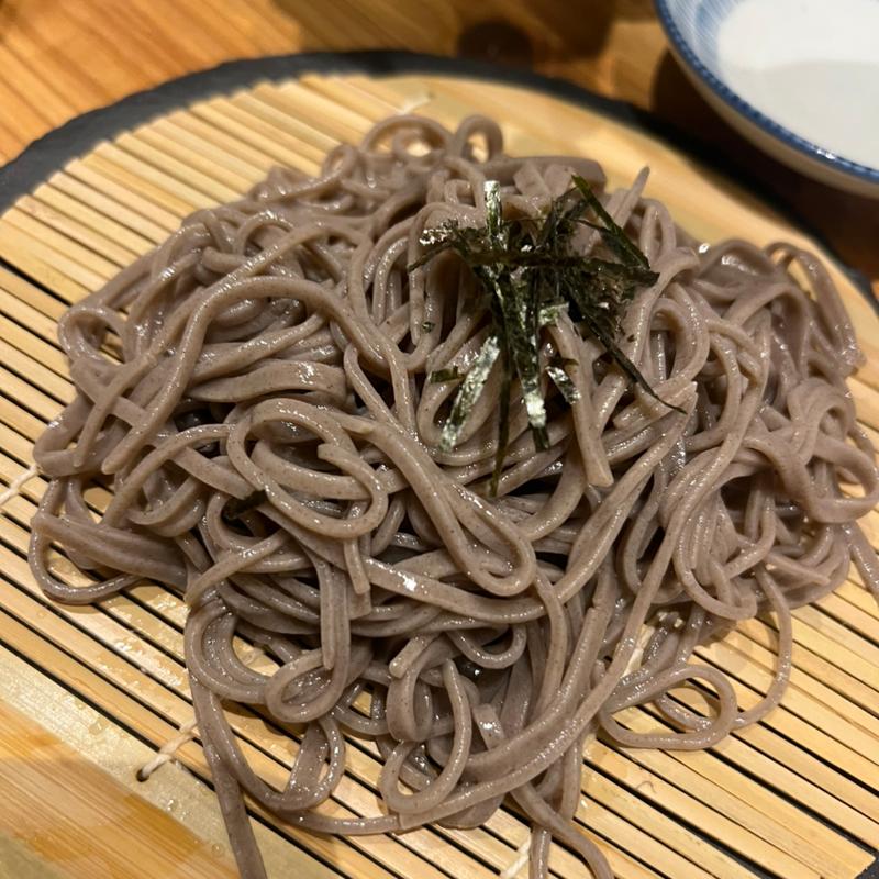 ザルそば(串の天ぷら屋 ツキイチ)