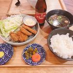 鴨カツ定食