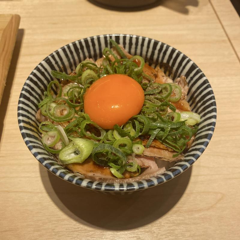 炙りレアチャーシュー丼(ダシと麺 くじら 栄本店)