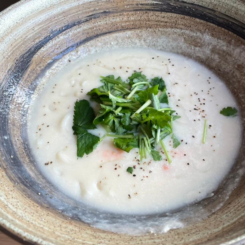 海老クリームのおうどん(つるとんたん UDON NOODLE Brasserie KARUIZAWA JAPAN)