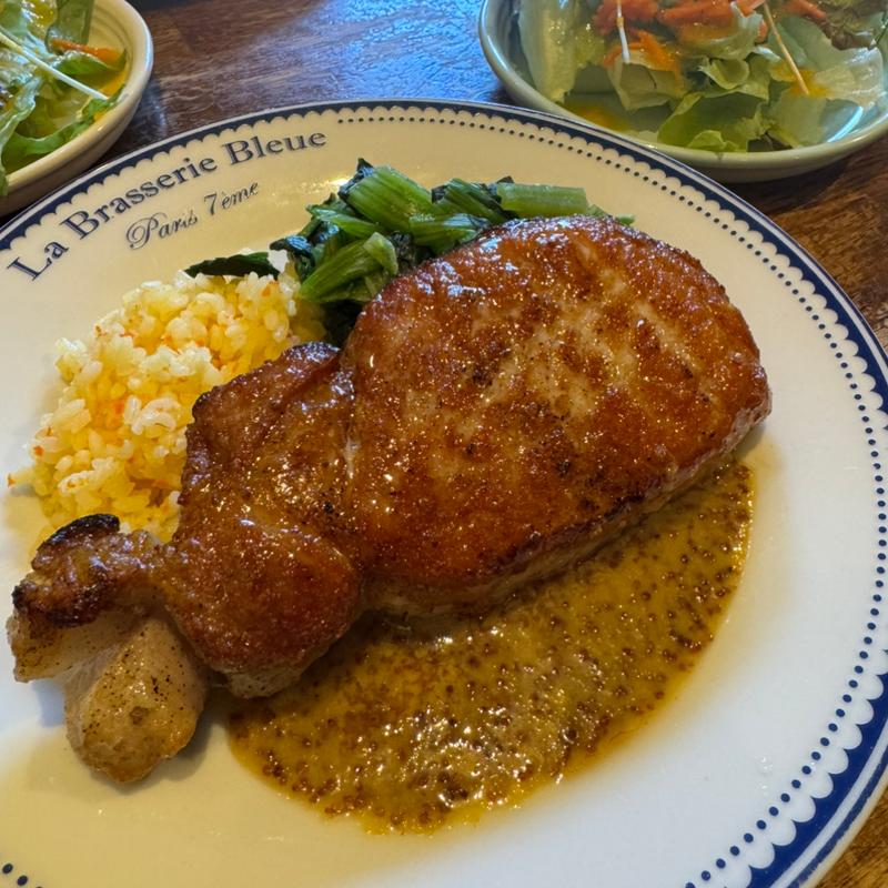 ポークステーキ(𝐒𝐚𝐢𝐧𝐭-𝐃𝐞𝐧𝐢𝐬 𝐂𝐚𝐟é (サンドニ・カフェ))