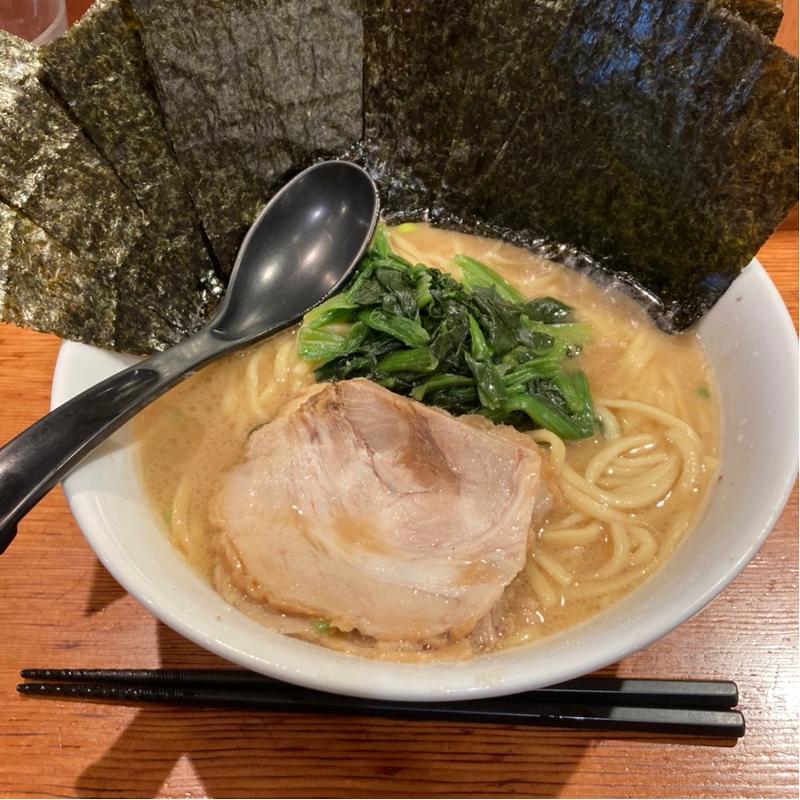 豚骨のり(チャーシュートッピング）(横浜家系ラーメン 檜家 町屋店)